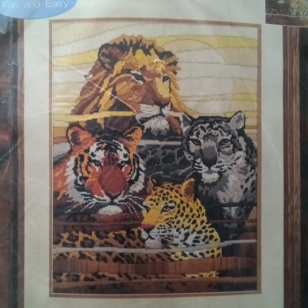 Janlynn Big Cats Longstitch Kit - New